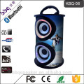 KBQ-06 hot-selling round audio portable mini speaker with usb port/ USB charger/ SD card slot